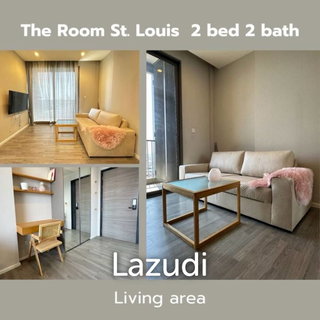รูปภาพ 67 sqm 2 bedroom condo on 18th floor at The Room Sathorn - St.Louis, Yan Nawa Bangkok