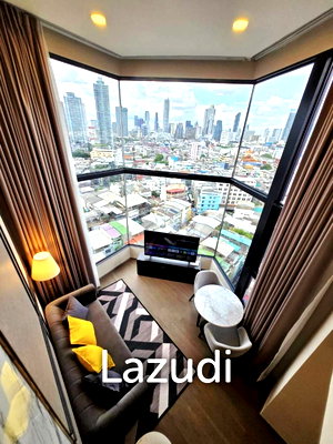 คอนโดให้เช่า : 48 sqm high-rise condo Park Origin Chula Samyan Bang Rak