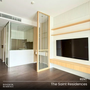 เช่าคอนโด 💎 The Saint Residences 2นอน 64ตร.ม. 33k 💚 ห้องสวย ชั้นสูง ใกล้ MRT พหลโยธิน