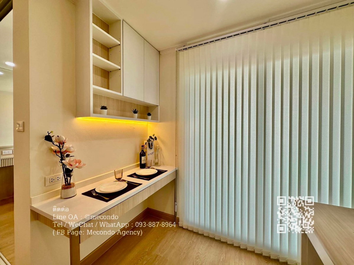 รูป ME2500351 ขายคอนโดแต่งสวย ลุมพินี วิลล์ ลาซาล-แบริ่ง ห้องมุม วิวสวย ลมดี  - รูปที่ 4/19