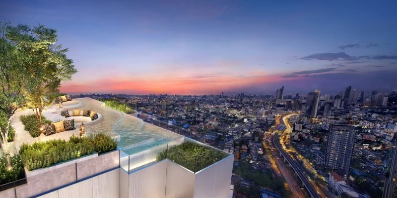 รูป [ให้เช่า] Life Sathorn Sierra (BTS ตลาดพลู) ห้องแบบพิเศษ / ห้องมุม / ผนังห้องไม่ติดห้องอื่น - รูปที่ 13/13