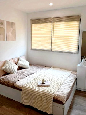 Condos for rent : Condo near BTS Samrong, fully furnished, complete with appliances, ready to move in.