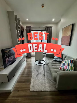 🔥For Rent: Free Wifi | กระจกกันเสียง | โต๊ะทำงาน: 1 ห้องนอน วิวสระว่ายน้ำ