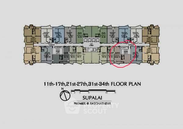picture 1-BR Condo at Supalai Premier Ratchathewi near BTS Ratchathewi (ID 3072592) - 4/10