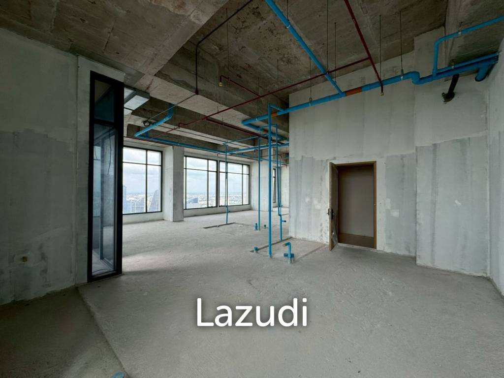 picture 200 sqm high floor condo shell on 54th floor at The ESSE Asoke, Khlong Toei Nuea - 7/8