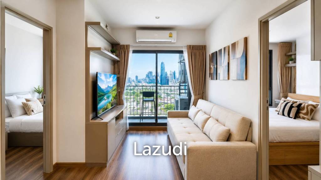 picture 53 sqm high floor 2 bed condo at Ideo Sukhumvit 93 Bang Chak - 2/14
