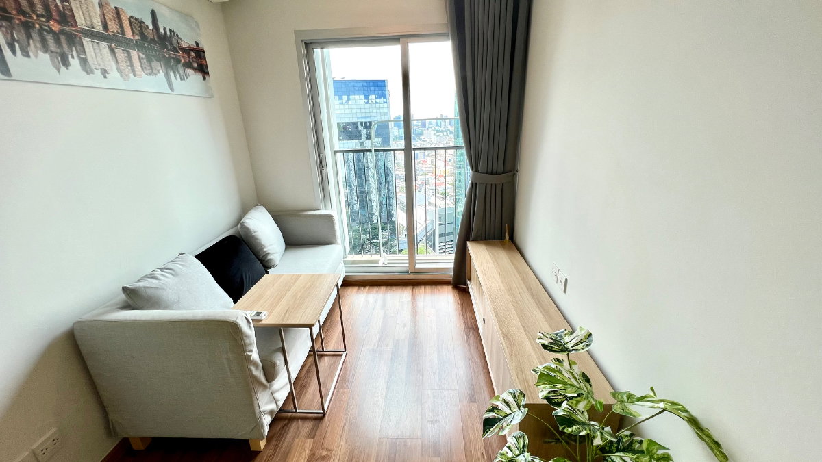 รูป คอนโด Noble revolve Ratchada 2📌 ห้องสวย อยู่สบาย ไม่ร้อน วิวโล่ง พร้อมอยู่ทันที 👍🏻🏙️ - รูปที่ 3/12