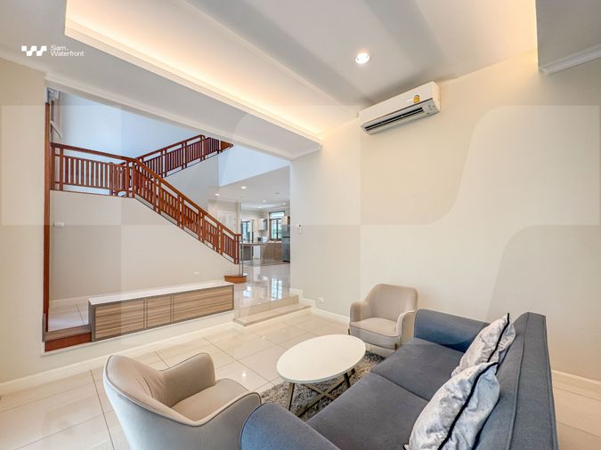 3-bed house for rent, 374 sqm, 100 sq wah, Narasiri Pattanakarn - Srinakarin
