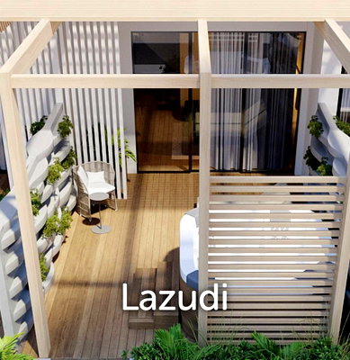ขายคอนโด : 1-Bedroom Condo with Private Jacuzzi for Sale in Layan