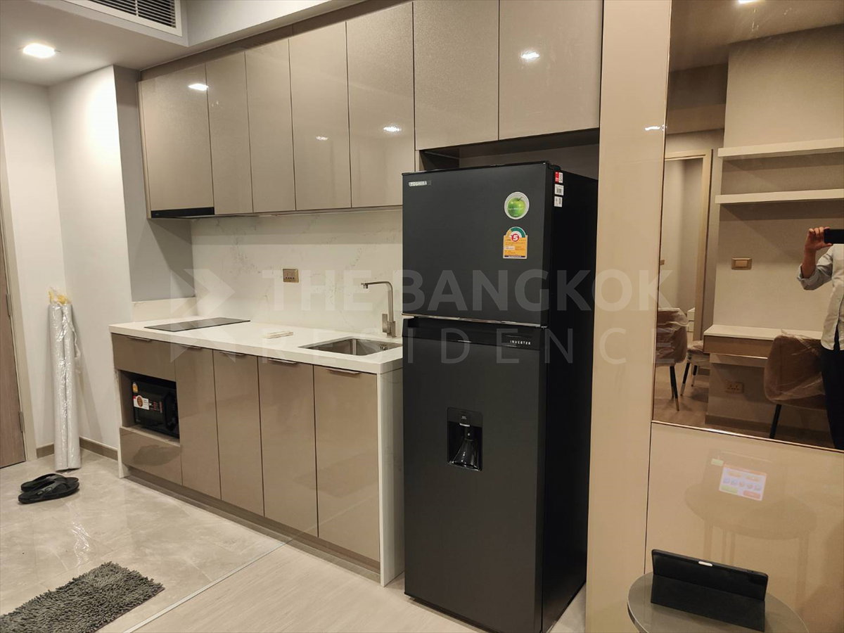 รูป ✨One9Five Asoke–Rama 9 ห้องแต่งสวย เฟอร์ครบ พร้อมมุมทำงาน ใกล้ MRT พระราม 9 - รูปที่ 8/15