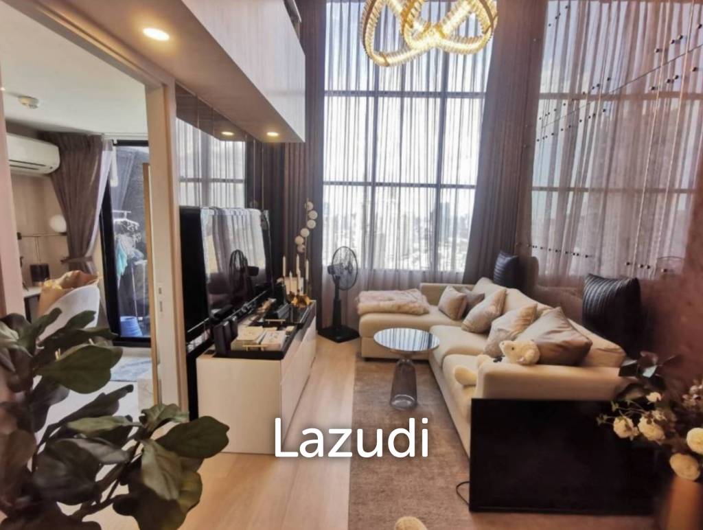 รูป 44 sqm loft 2 bedroom condo on 31st floor Knightsbridge Prime Sathorn Bangkok - รูปที่ 2/10