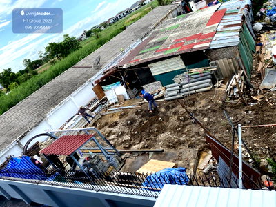 Land for sale : Land for sale, already filled and leveled, in Soi Ramkhamhaeng 68, Kitinives Village. 