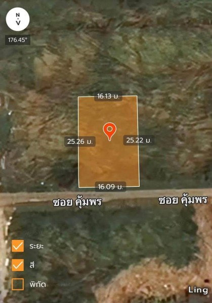 รูป ที่ดินเปล่าถมแล้ว พื้นที่สีเขียว เนื้อที่ 101 ตร.ว.คุ้มเกล้า 48-56 ใกล้คริสตจักรลาดกระบัง 700 ม.ติดถนนสาธารณะ น้ำไฟพร้อม - รูปที่ 2/7