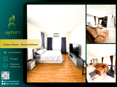 เช่าบ้านเดี่ยว กรุงเทพมหานคร : CD03860 - Centro Onnut - Suvarnabhumi : Suvarnabhumi