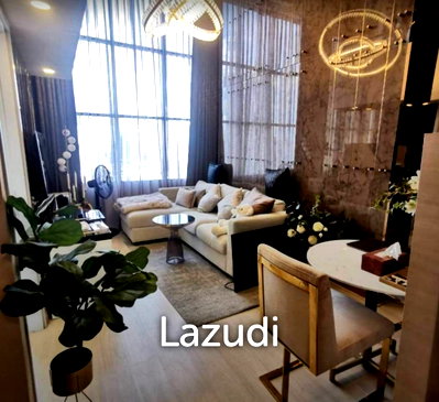 ขายคอนโด : 44 sqm loft 2 bedroom condo on 31st floor Knightsbridge Prime Sathorn Bangkok