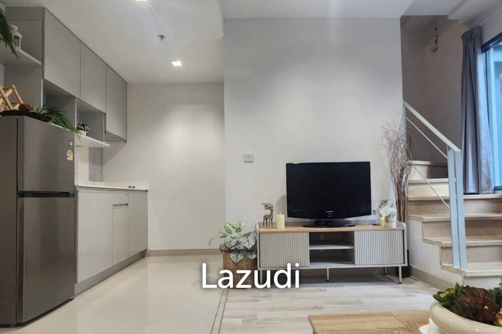 รูป 44 sqm modern condo at Ideo Mobi Rama 9 Huai Khwang Bangkok - รูปที่ 1/8
