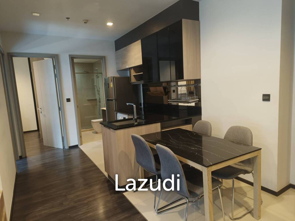 picture 46 sqm 2 Bedroom Condo on 19th Floor at The Line Asoke - Ratchada, Makkasan - 3/8