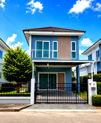 เช่าบ้านแฝด ชลบุรี : ให้เช่าบ้านแฝด ม.ศุภาลัยวิลล์ สวนเสือ ศรีราชา