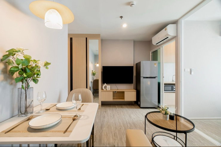 รูป 🏙️ ให้เช่าคอนโด Regent Home Bangna แต่งครบพร้อมอยู่🔥 ทำเลศักยภาพ เดินทางสะดวก ใกล้ BTS และทางด่วน🚈 🛣️ Wowww ✨ - รูปที่ 3/14
