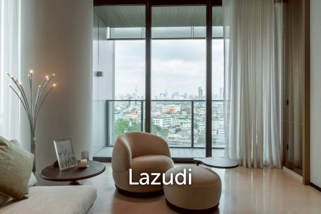 picture 160 sqm riverfront 2-bedroom condo Banyan Tree Residences Khlong San Bangkok - 5/36