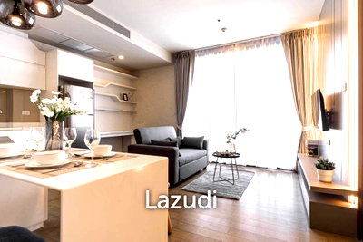 คอนโดให้เช่า : 47 sqm 1 Bedroom Condo on High Floor at Pyne by Sansiri Ratchathewi Bangkok