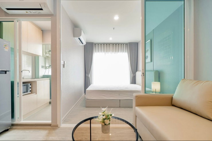 รูป 🏙️ ให้เช่าคอนโด Regent Home Bangna แต่งครบพร้อมอยู่🔥 ทำเลศักยภาพ เดินทางสะดวก ใกล้ BTS และทางด่วน🚈 🛣️ Wowww ✨ - รูปที่ 8/14