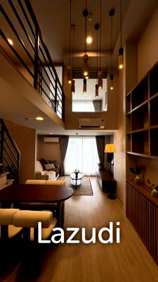 คอนโดให้เช่า : 57 sqm mezzanine condo Culture Chula Si Phraya Bang Rak floor 23