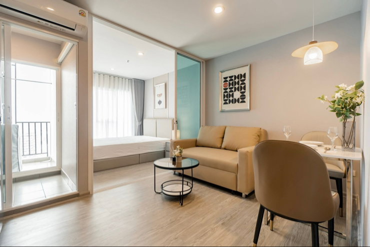 รูป 🏙️ ให้เช่าคอนโด Regent Home Bangna แต่งครบพร้อมอยู่🔥 ทำเลศักยภาพ เดินทางสะดวก ใกล้ BTS และทางด่วน🚈 🛣️ Wowww ✨ - รูปที่ 1/14