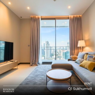 รูปภาพ เช่าคอนโด Q1 Sukhumvit 💎 2นอน 94ตร.ม. 109k 💫 ห้องทิศเหนือ แต่งครบ วิวโล่งสวย ติด BTS นานา