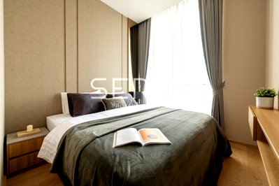 Condos for rent : 🔥60K🔥 - Modern Style 2 Beds High Fl. 30+ Good Location Close to BTS Asok & MRT Sukhumvit 550 m. at Noble BE19 Condo / For Rent