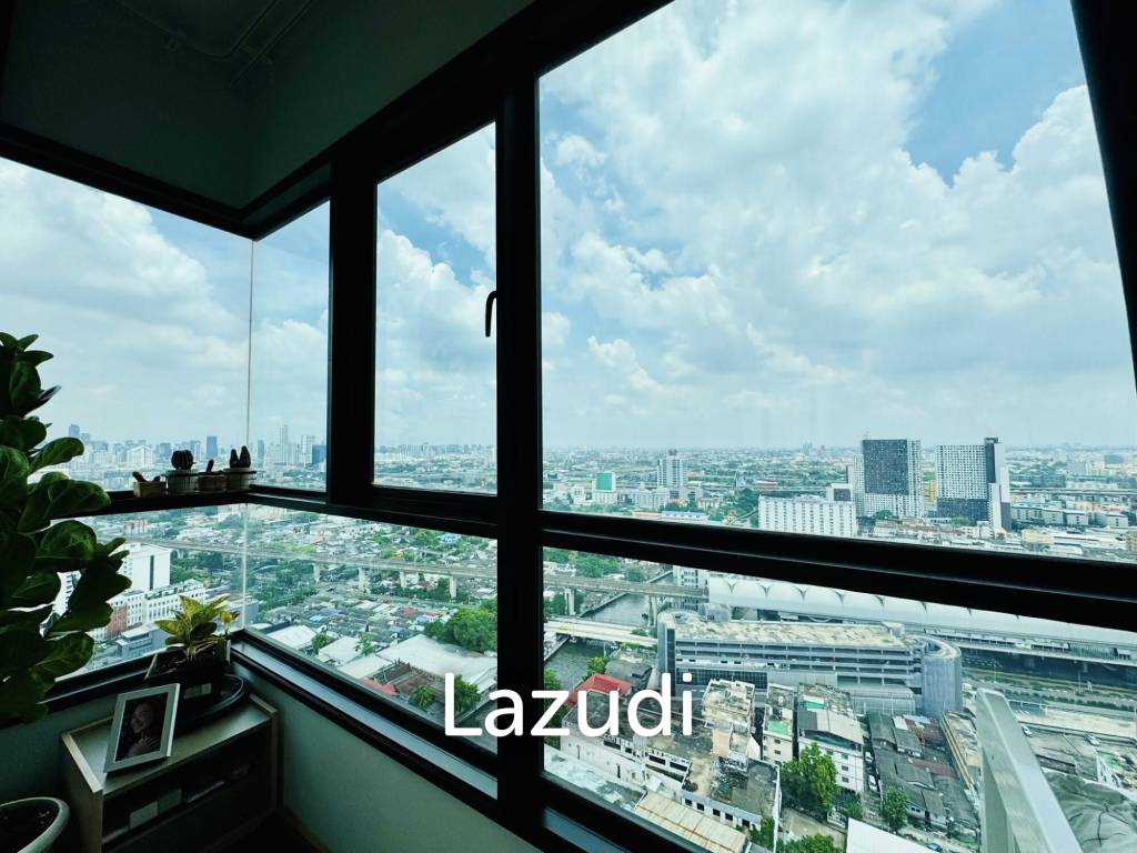picture 49 sqm high floor condo with skyline view in Bang Kapi Bangkok - 5/7
