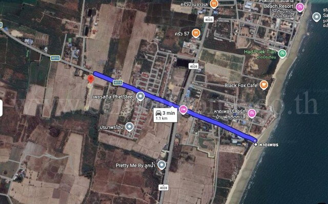 รูป ที่ดิน 260 ตร.วา ถนนทางหลวงชนบทสาย พบ.4016 ทำเลดี ราคาถูกมาก - รูปที่ 4/12