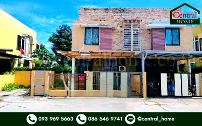 บ้านแฝด สมุทรปราการ : บ้านแฝด ร็อคการ์เด้นท์ แอร์พอร์ต เฟส 2 สำหรับซื้อลงทุนรีโนเวท ถูกสุดในโครงการ