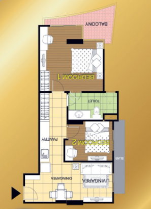 picture 9711, 2 Br. condo for rent and sale at Le Rich Ratchada Sutthisarn. - 2/18