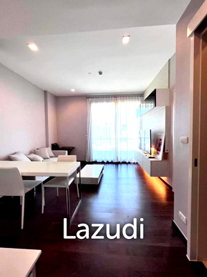 คอนโดให้เช่า : 45.5 sqm 1 bedroom condo on 24th floor at Q Asoke Makkasan Bangkok