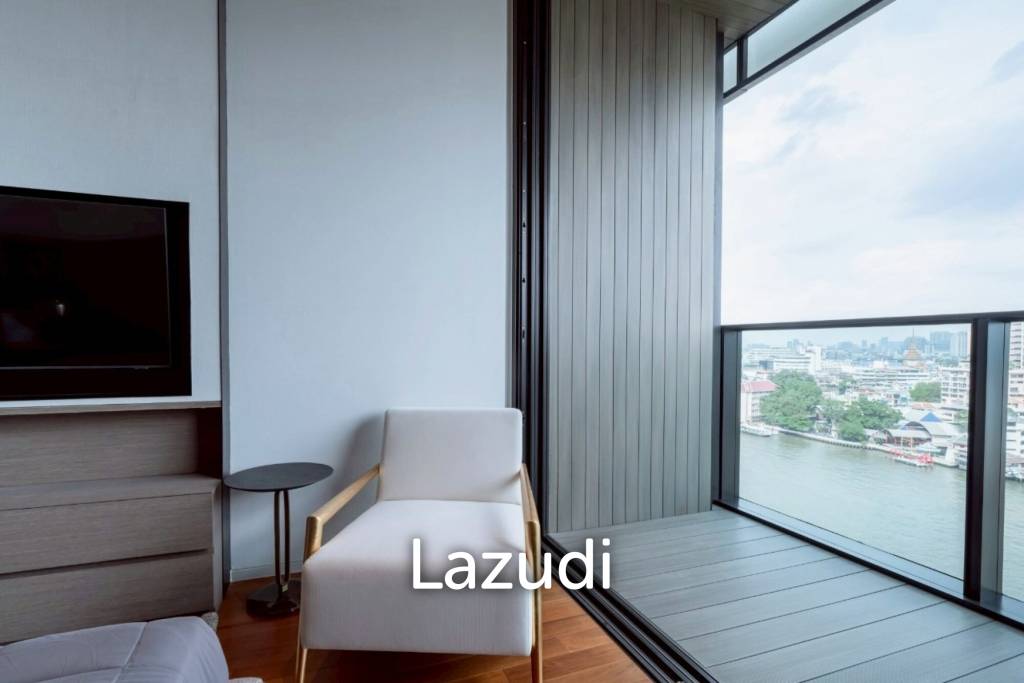 picture 160 sqm riverfront 2-bedroom condo Banyan Tree Residences Khlong San Bangkok - 3/36