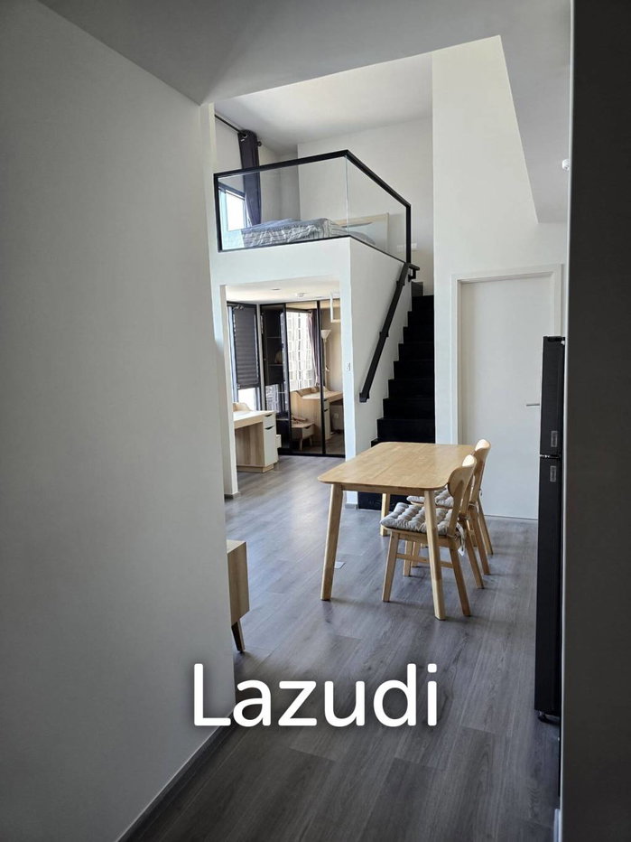 รูป 44 sqm loft-style 1 bedroom condo on high floor in Phaya Thai Bangkok - รูปที่ 9/21