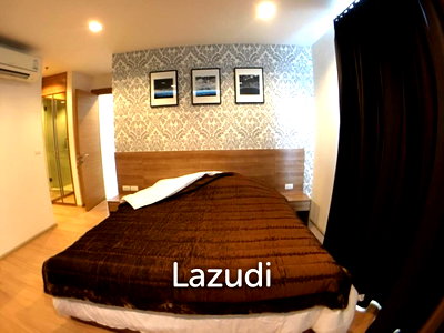 คอนโดให้เช่า : 66 sqm 2 Bedroom Condo on High Floor at Rhythm Ratchada Huai Kwang