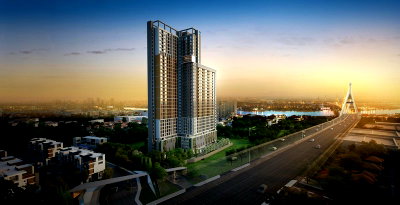ขายคอนโด : A046419 Lumpini Place Rama 3 - Riverine