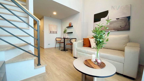 ðš For Rent Condo CULTURE CHULA Building 1, Floor 12,Duplex, Room size 38 sqm