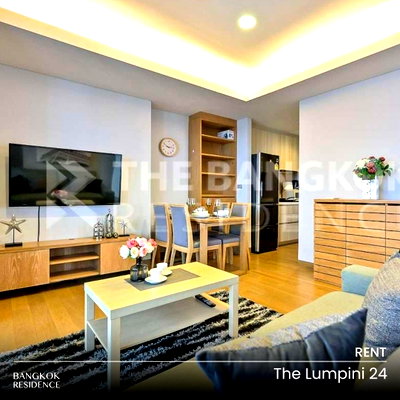 Condos for rent : Rental Condo 🌆 The Lumpini 24, 2BR 55 sq.m. 38K ⚡ Beautiful Unit, Great Value, Near BTS Phrom Phong 