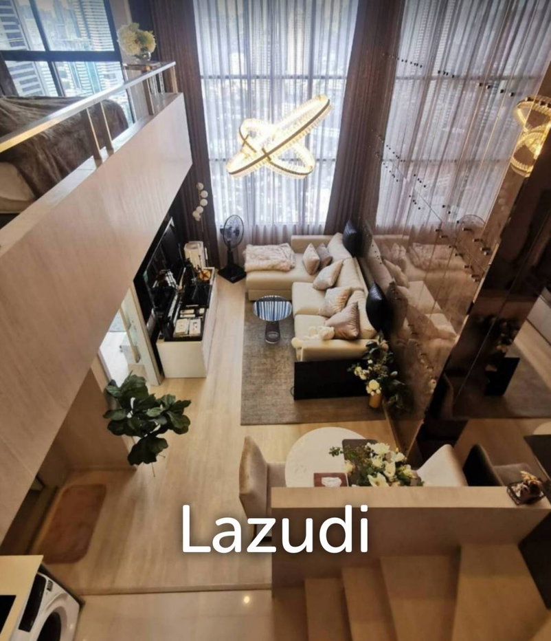 รูป 44 sqm loft 2 bedroom condo on 31st floor Knightsbridge Prime Sathorn Bangkok - รูปที่ 3/10