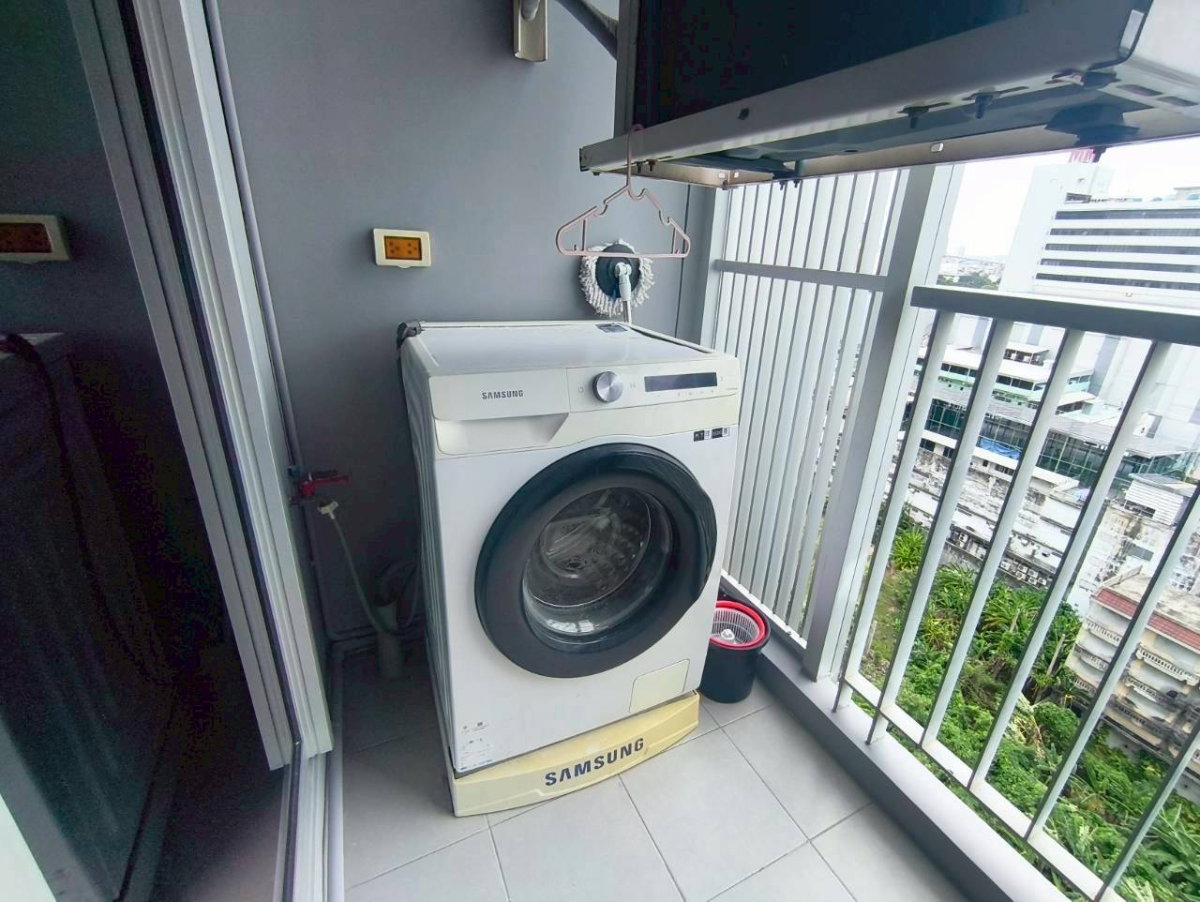 picture 🥳[Rent] Aspire Sathorn-Thaphra, FL.14th*Washing machine *Near BTS Talat Phu[RAR2204810]💚Line id: @thefirstagent - 13/18