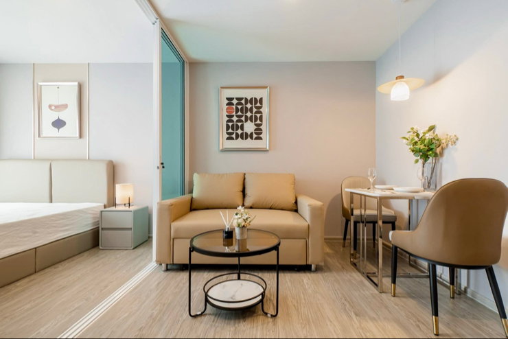 รูป 🏙️ ให้เช่าคอนโด Regent Home Bangna แต่งครบพร้อมอยู่🔥 ทำเลศักยภาพ เดินทางสะดวก ใกล้ BTS และทางด่วน🚈 🛣️ Wowww ✨ - รูปที่ 4/14