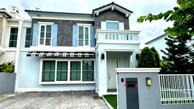 Twin houses for rent Prawet : For Rent Twin house Anya Bangna Ramkamhaeng2 GH506