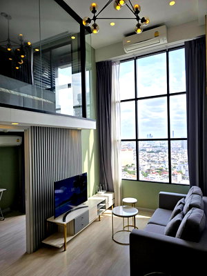 Condos for rent : Best Price 🔥For rent: Knightsbridge Prime Sathorn Duplex high floor city view fully decorated Ready to move in ‼️ DS3681 | Line @Dstay