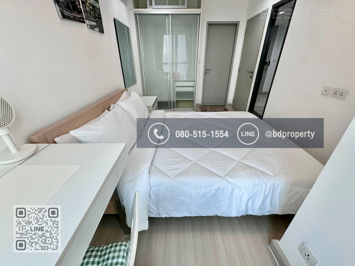 รูป Bestdeal ให้เช่า 1 ห้องนอน 31ตรม.ราคา 16,000/เดือนเท่านั้น เฟอร์นิเจอร์และเครื่องใช้ไฟฟ้าครบ“IDEO MOBI RAMA 9” ใกล้MRT และ เซ็นทรัลพระราม 9 - รูปที่ 6/13