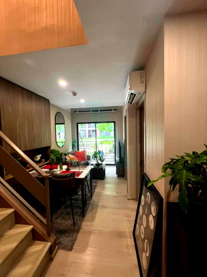 Condos for rent : 🚩 For Rent Condo NUE CORE KHU KHOT STATION Building 1, Floor 1,Duplex 2 bed room, Room size 58 sqm
