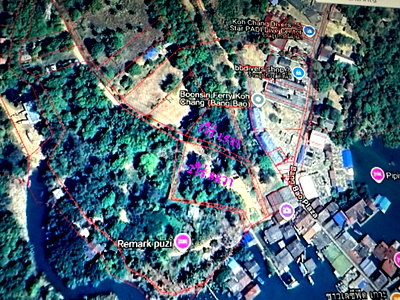 Land for sale Trat : Land for sale next to Bang Bao Pier, Koh Chang, Trat.