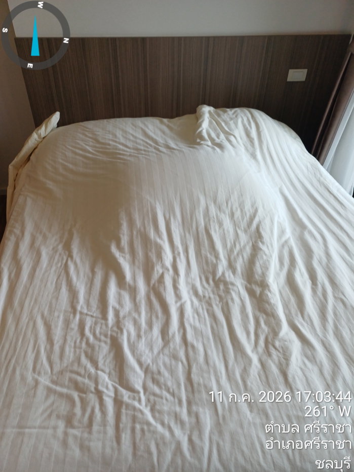 picture For rent KnightsBridge Sriracha 2 bedrooms 28th floor Corner unit Sea view Ready to move in - 47/48